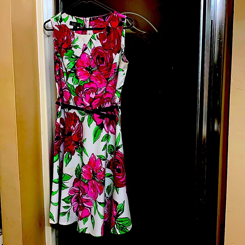 Floral print AGB dress size 10